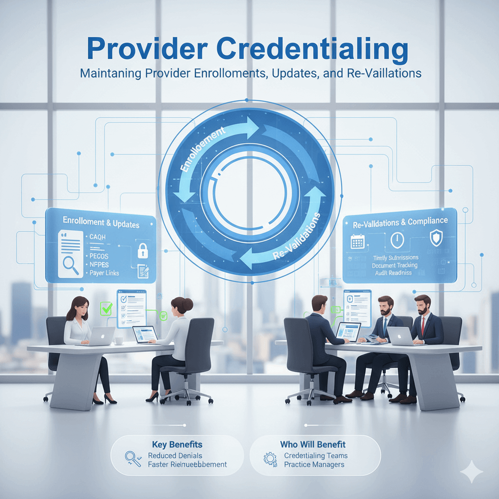 Provider Credentialing: Maintaining Provider Enrollments, Updates, and Re-Validations